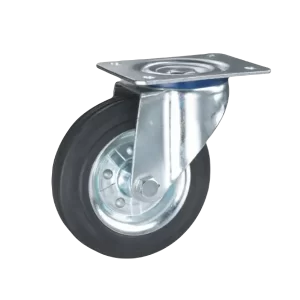 ROTAR LTDA. Rueda Banda de Goma Maciza y Núcleo Metálico Placa Giratoria