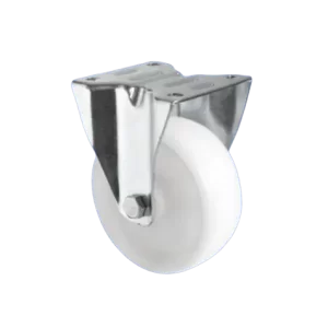 ROTAR LTDA. Rueda Nylon Blanca Placa Fija