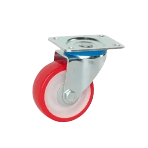 ROTAR LTDA. Rueda Banda Poliuretano Núcleo Poliamida Placa Giratoria Galvanizada.