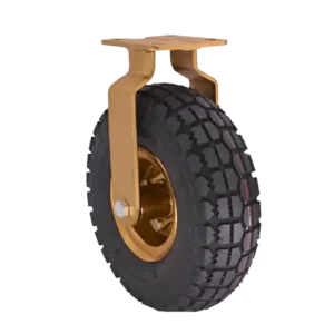 ROTAR LTDA. Rueda Neumática Carga Pesada 300 Kg Placa Fija