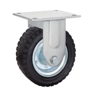 ROTAR LTDA. Rueda Neumática MAMUT Goma Maciza Núcleo Acero Placa Giratoria 600 Kg