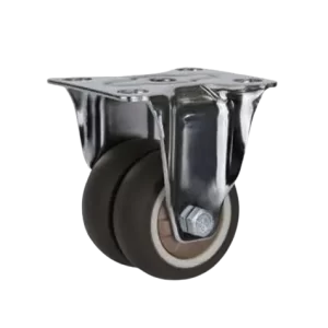 ROTAR LTDA. Rueda Banda TPR Café 50 mm 60 Kg Placa Fija