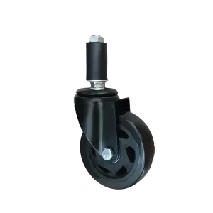 Rueda BLACKRAY Banda PVC PA Giratoria Vástago Goma