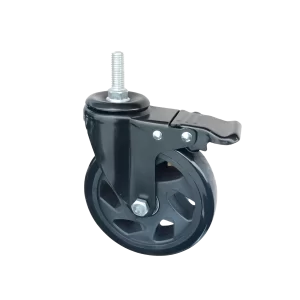 Rueda BLACKRAY Banda PVC PA Giratoria Freno Perno M12