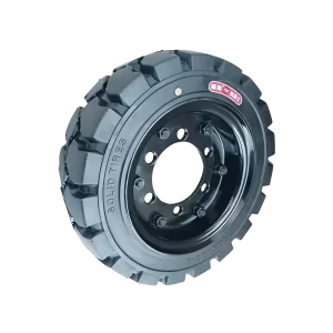 ROTAR LTDA. Neumático Caucho Macizo DUTY Diámetro 350 mm. Llanta Hierro Fundido Apernadura 6x125