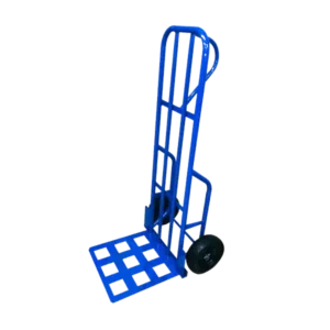 Carro Yegua AZUL 250 Kg Rueda Maciza PU Plataforma Plana