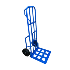 Carro Yegua AZUL 300 Kg Rueda Maciza PU Plataforma Plana